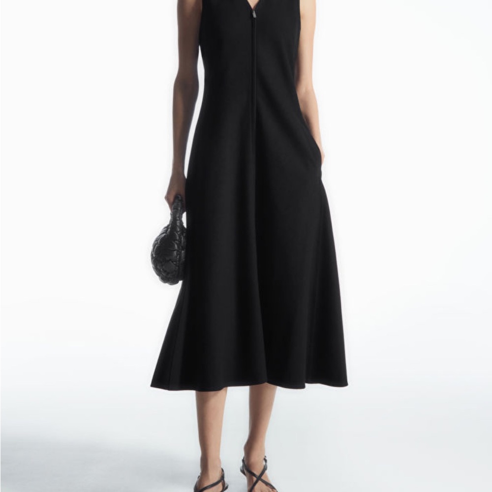 Zipper front dress